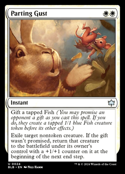 MTG Parting Gust 24 Foil Bloomburrow - Image 1