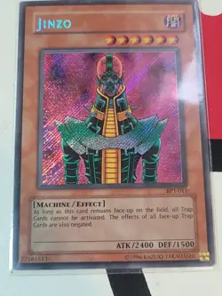 Vintage Yugioh TCG Jinzo Secret Rare BPT-011 Collectors Tins - Limited Edition - Image 1