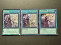 3x The Fallen & The Virtuous | CH01-EN019 | Secret Rare | HOLO BLEED! | YuGiOh! - Image 1