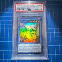 PSA 10 Malacoda Netherlord Burning Abyss 1st Ed SECE-EN085 Ghost Rare Yugioh - Image 1