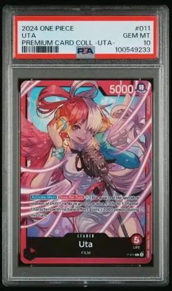 One Piece - Uta - Premium Card Collection - P-011 - PSA 10 - Image 1
