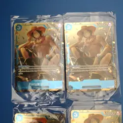 One Piece-Tin Pack Set Vol. 2/Portgas.D.Ace P-074 Promo Foil Sealed(set of 4) - Image 2