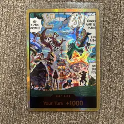 One Piece OP14 Azure Sea's Seven Egghead Gold Don Your Turn +1000 Foil Rare - Image 1