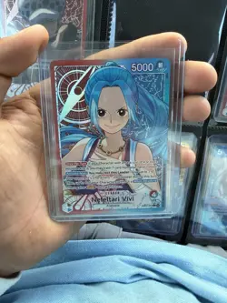 One Piece EB03 English Alt Art Leader Nefeltari Vivi EB03-001 - Image 1