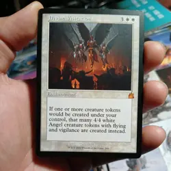 1x Divine Visitation -- Retro Frame NM-Mint, English Ravnica Remastered MTG Magi - Image 1