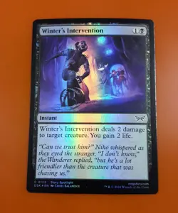 1x Winter's Intervention | FOIL | Duskmourn: House of Horror | MTG Magic Cards - Image 3