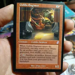 MTG Goblin Engineer Retro Frame - Time Spiral Remastered #345 - Image 1