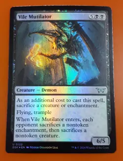 1x Vile Mutilator | FOIL | Duskmourn: House of Horror | MTG Magic Cards - Image 1