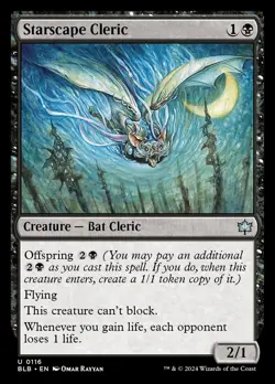 MTG Starscape Cleric 116 Bloomburrow - Image 1