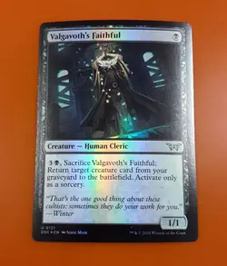 1x Valgavoth's Faithful | FOIL | Duskmourn: House of Horror | MTG Magic Cards - Image 3