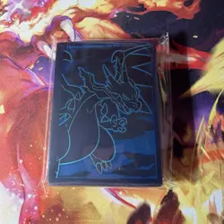 Pokemon Phantasmal Flames ETB Mega Charizard Sleeves Sealed New - Image 1