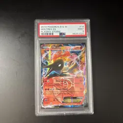 2013 POKEMON B&W PLASMA STORM #14 MOLTRES EX PSA 9 - Image 4