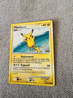 Pikachu 15/17 Holo POP 9 Promo Shiny Pokemon - Image 1