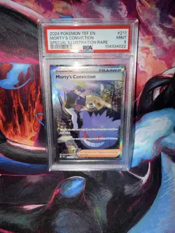 Pokemon TCG Trainer Morty's Conviction 211/162 Temporal Forces - Image 1