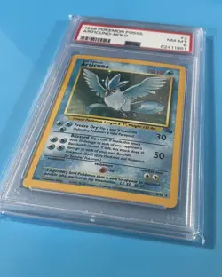 Pokemon TCG Fossil Articuno 2/62 Holo Rare Unlimited 1999 PSA 8 English - Image 5