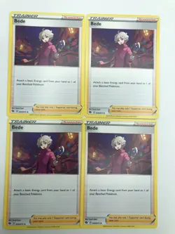 4X BEDE 050/073 CHAMPION'S PATH POKEMON PLAYSET (UNCOMMON, NM) - Image 1