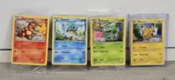Pokemon Build-A-Bear Workshop Promo Lot Charmander Bulbasaur Squirtle & Pikachu - Image 1