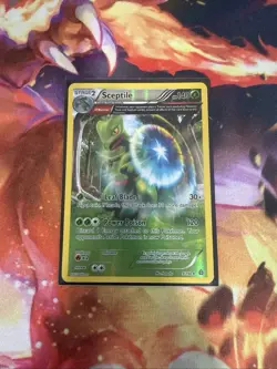 Pokemon TCG Sceptile Primal Clash 9/160 Regular Holo Rare MP-HP - Image 1