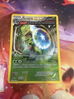 Pokemon TCG Sceptile Primal Clash 9/160 Regular Holo Rare MP-HP - Image 3