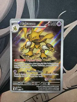Alakazam 009 Pokemon Center Stamp Black Star Promo - Image 1