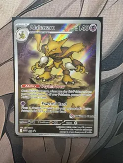 Alakazam 009 Pokemon Center Stamp Black Star Promo - Image 3