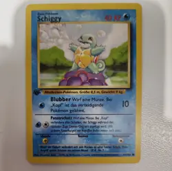 [German] Vintage Rare Squirtle/Schiggy 63/102 Base Set 1st Edition LP/NM Pokemon - Image 1