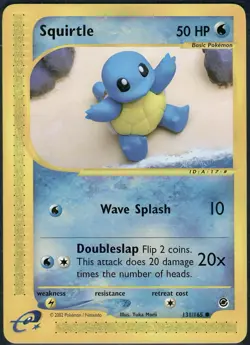 Squirtle - 131/165 Expedition Base Set - Pokemon TCG - 2002 - NM/LP - Image 1