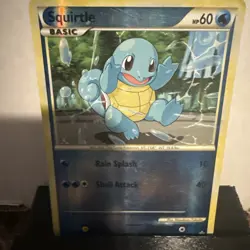 Squirtle 63/95 Unleashed Reverse Holo Pokemon TCG 2010 MP - Image 3