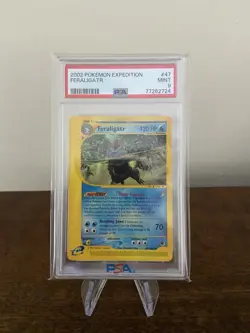 Pokemon Feraligatr 047/165 Expedition Base Set - PSA MINT 9 - Image 1
