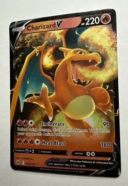 Charizard V #018 Ultra Rare Crown Zenith Pokemon TCG - Near Mint - Image 3