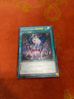 Yu-Gi-Oh Forbidden Crown BPRO-EN067 Secret Rare 1st Edition NM - Image 1