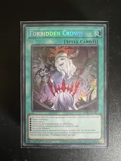 Yu-Gi-Oh! Forbidden Crown Secret Rare BPRO-EN067 - Image 1