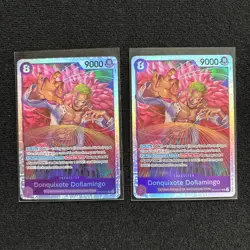Donquixote Doflamingo SR OP10-071 Royal Blood One Piece CCG English Foil x2 - Image 1