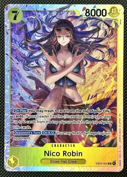Nico Robin (055) EB03-055 Extra Booster: One Piece Heroines Edition Foil - Image 1