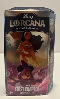 Disney Lorcana The First Chapter Starter Deck Amber/ Amethyst New Factory Sealed - Image 1