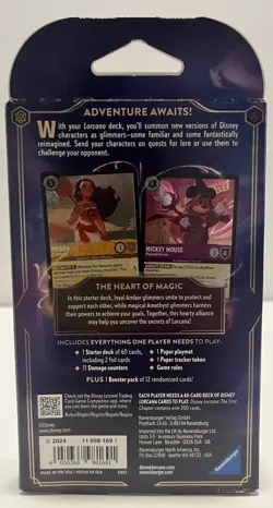 Disney Lorcana The First Chapter Starter Deck Amber/ Amethyst New Factory Sealed - Image 4