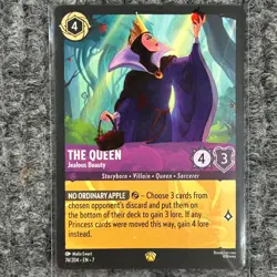 Disney Lorcana Archazia's Island The Queen Jealous Beauty 74/204 Legendary NM/Mi - Image 1