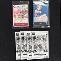 Sealed One Piece Card Game Tournament Pack Lot - Image 1