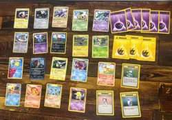 31 Card Lot Vintage Pokemon TCG Holo Promo Reverse Base Set Unlimited Rare - Image 1