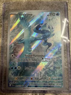 Pokemon TCG Articuno Journey Together Illustration Rare Card 161/159 Pack Fresh - Image 2