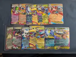 Pokemon TCG 14-Card Lot Mega ex Venusaur Lucario Mawile Sharpedo Mega Evolutions - Image 1