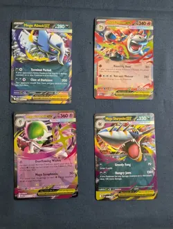 Pokemon TCG 14-Card Lot Mega ex Venusaur Lucario Mawile Sharpedo Mega Evolutions - Image 3