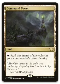 Command Tower #8 (NM) Commander Collection Green CC1 Magic MTG - Image 1