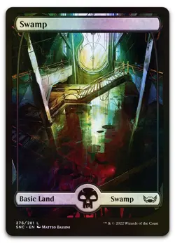 Swamp (276) #276 (Foil) (NM) Streets New Capenna SNC Magic MTG - Image 1