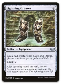 Lightning Greaves #267 (NM) Double Masters 2XM Magic MTG - Image 1