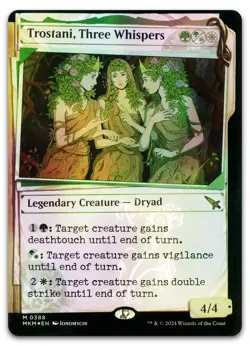 Trostani, Three Whispers (Showcase) (Invisible Ink) (Foil) NM Murders Karlov Man - Image 1