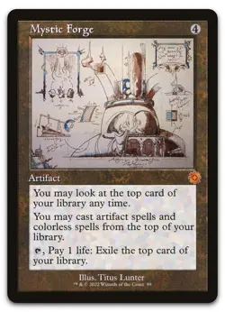Mystic Forge (Schematic) #99 (NM) Brothers' War BRR Magic MTG - Image 1