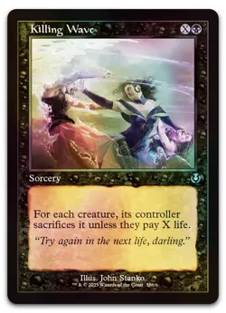 Killing Wave (Retro Frame) #386 (Foil) (NM) Innistrad Remastered INR Magic MTG - Image 1