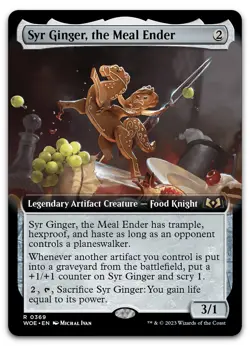 Syr Ginger, the Meal Ender (Extended Art) #369 NM Wilds of Eldraine Magic MTG - Image 1