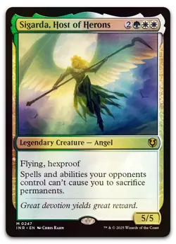 Sigarda, Host of Herons #247 (Foil) (NM) Innistrad Remastered INR Magic MTG - Image 1